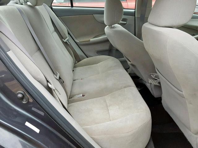 1NXBU4EE4AZ233233 - 2010 TOYOTA COROLLA BA BLACK photo 6