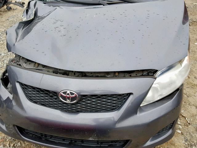 1NXBU4EE4AZ233233 - 2010 TOYOTA COROLLA BA BLACK photo 7