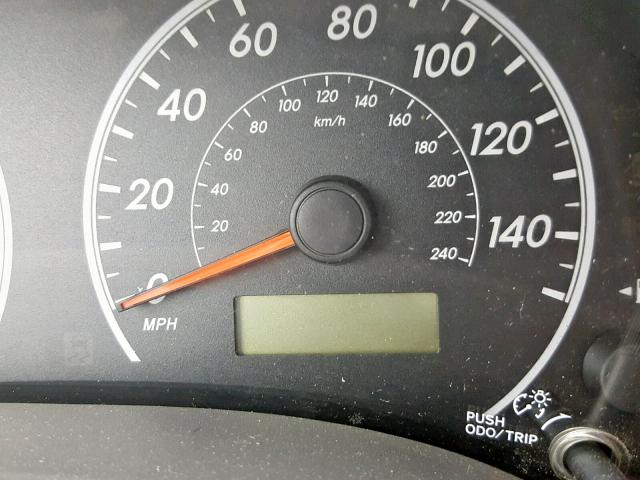 1NXBU4EE4AZ233233 - 2010 TOYOTA COROLLA BA BLACK photo 8