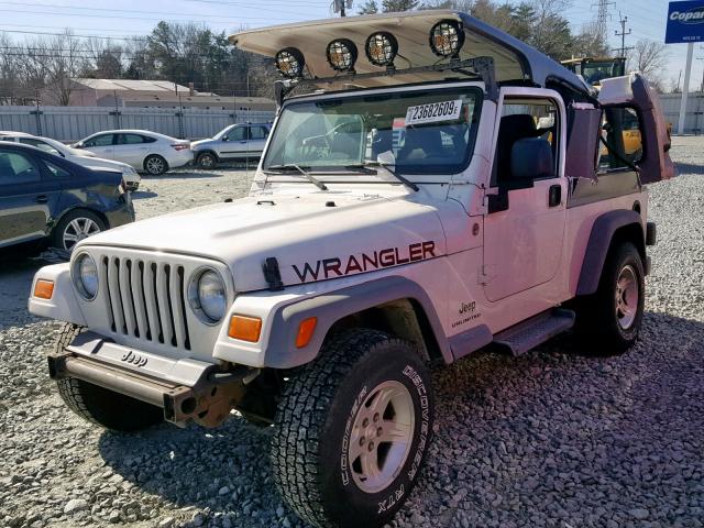 1J4FA44S95P305984 - 2005 JEEP WRANGLER / WHITE photo 2