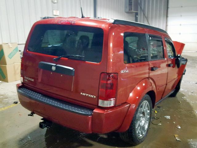 1D4PU4GX7BW515870 - 2011 DODGE NITRO HEAT RED photo 4