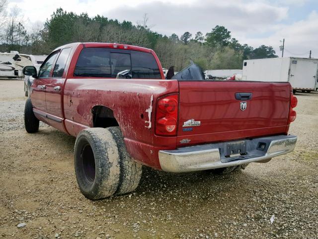 3D7ML48A07G805702 - 2007 DODGE RAM 3500 S RED photo 3