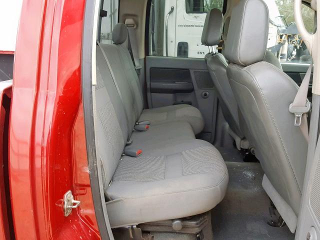 3D7ML48A07G805702 - 2007 DODGE RAM 3500 S RED photo 6