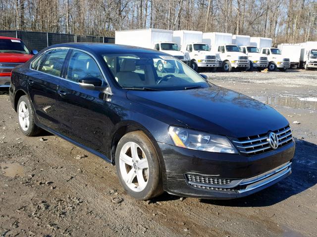 1VWBN7A3XDC120000 - 2013 VOLKSWAGEN PASSAT SE BLACK photo 1