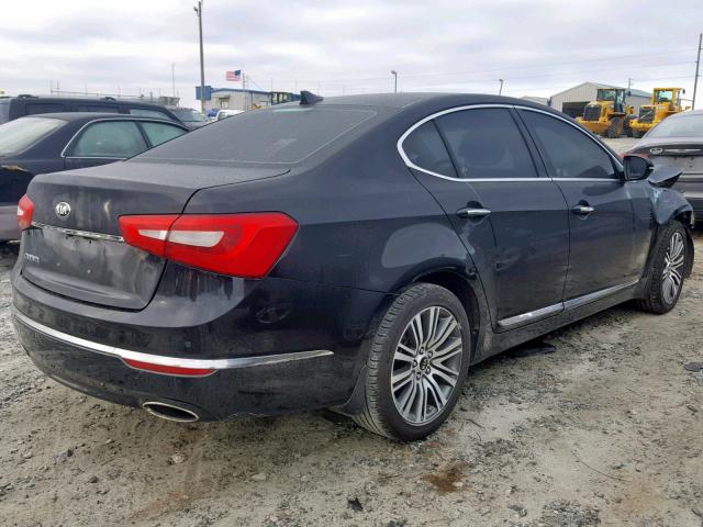 KNALN4D73E5120623 - 2014 KIA CADENZA PR BLACK photo 4