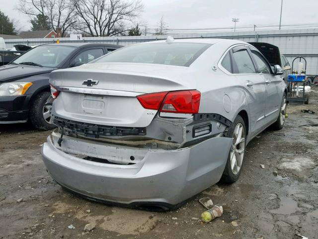 1G1155S31EU128539 - 2014 CHEVROLET IMPALA LTZ SILVER photo 4