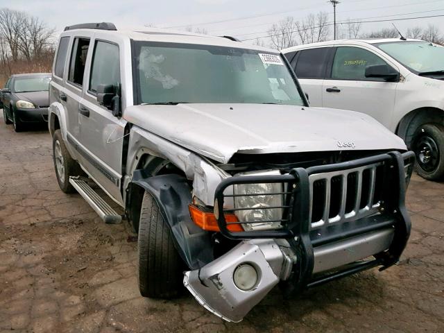 1J8HG48K98C134973 - 2008 JEEP COMMANDER SILVER photo 1