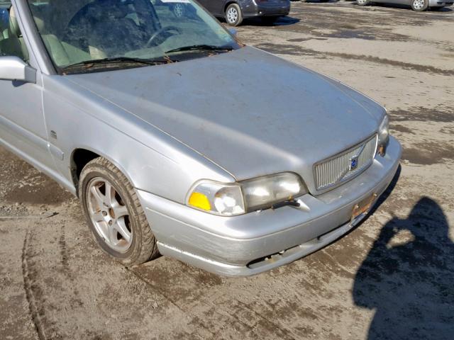 YV1LS55A4X2571859 - 1999 VOLVO S70 SILVER photo 9