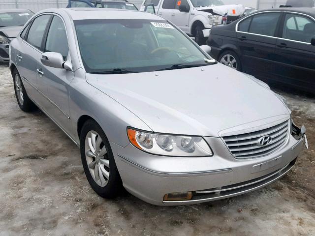 KMHFC46F78A290937 - 2008 HYUNDAI AZERA SE SILVER photo 1