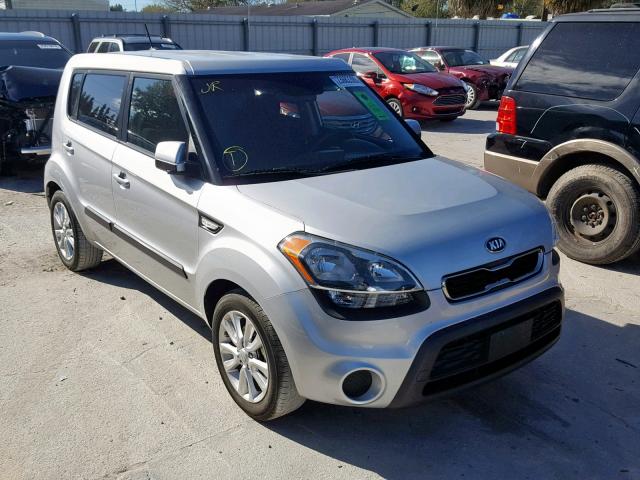 KNDJT2A53D7755383 - 2013 KIA SOUL SILVER photo 1