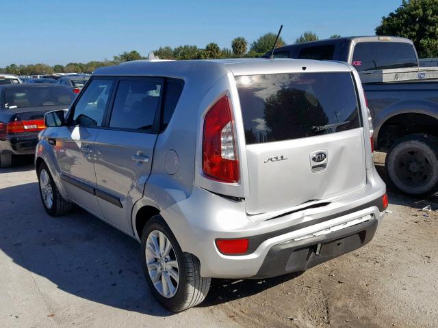 KNDJT2A53D7755383 - 2013 KIA SOUL SILVER photo 3