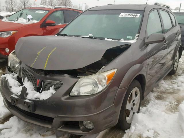 5Y2SL65866Z456834 - 2006 PONTIAC VIBE GRAY photo 2