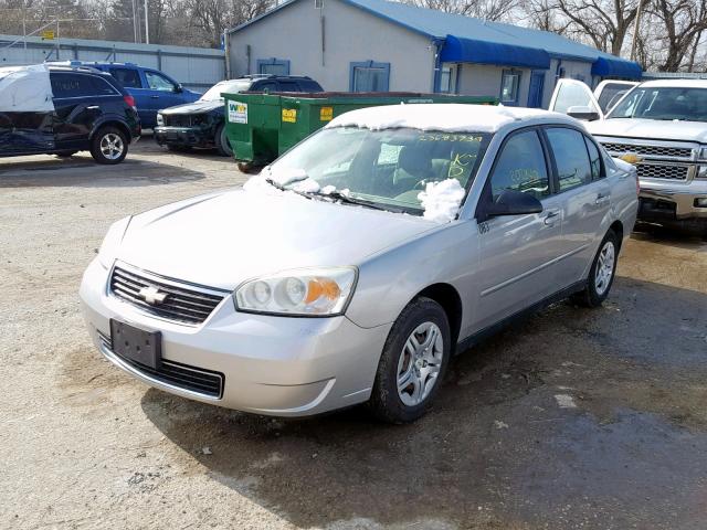 1G1ZS58F58F123351 - 2008 CHEVROLET MALIBU LS ვერცხლისფერი ფოტო 2