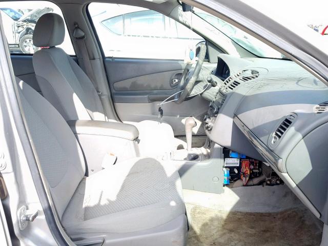 1G1ZS58F58F123351 - 2008 CHEVROLET MALIBU LS ვერცხლისფერი ფოტო 5