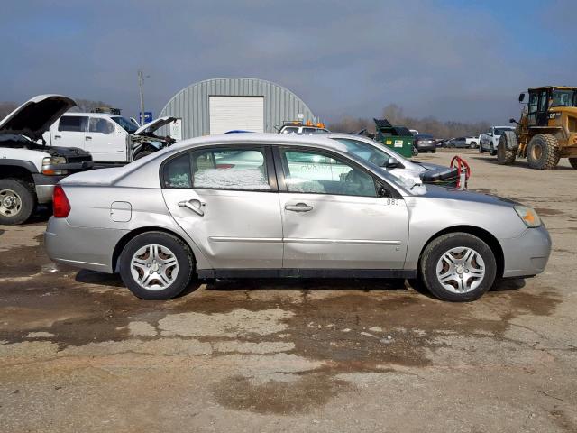 1G1ZS58F58F123351 - 2008 CHEVROLET MALIBU LS ვერცხლისფერი ფოტო 9