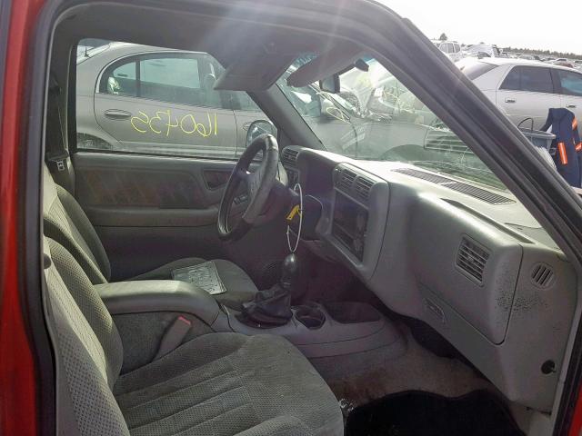 1GNDT13W7V2162659 - 1997 CHEVROLET BLAZER 黑色 照片 5