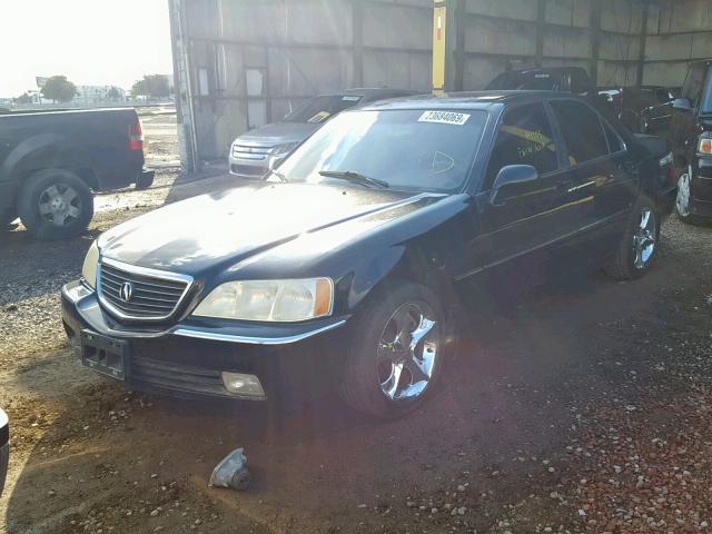 JH4KA96562C010433 - 2002 ACURA 3.5RL BLACK photo 2