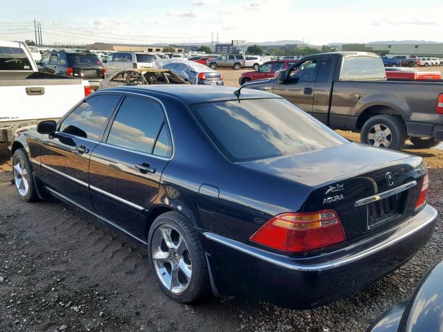 JH4KA96562C010433 - 2002 ACURA 3.5RL BLACK photo 3