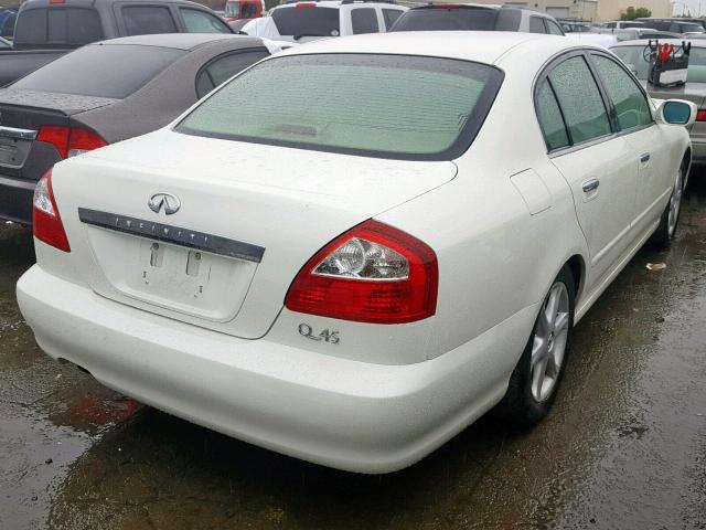 JNKBF01A52M002268 - 2002 INFINITI Q45 WHITE photo 4