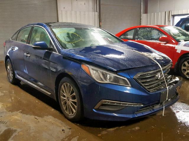 5NPE34AF6FH175744 - 2015 HYUNDAI SONATA SPO BLUE photo 1