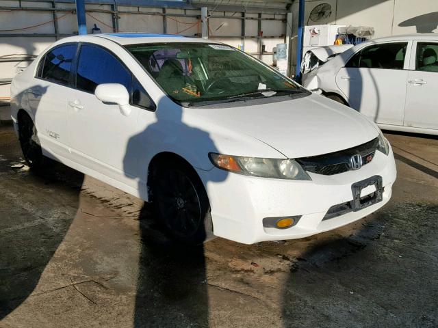 2HGFA5E51AH701198 - 2010 HONDA CIVIC SI WHITE photo 1