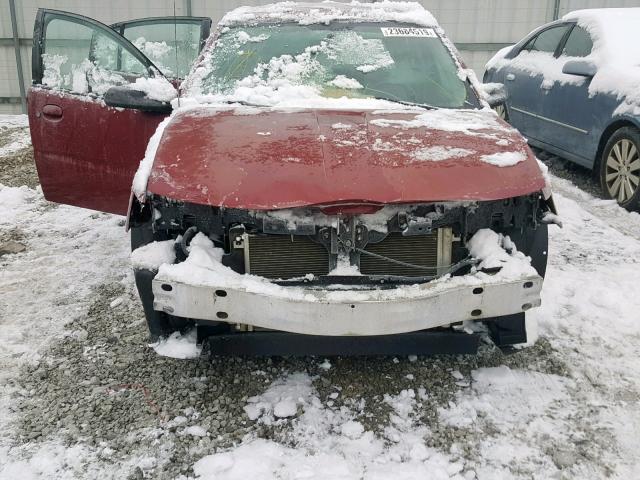 1G8AJ52F54Z168650 - 2004 SATURN ION LEVEL RED photo 9