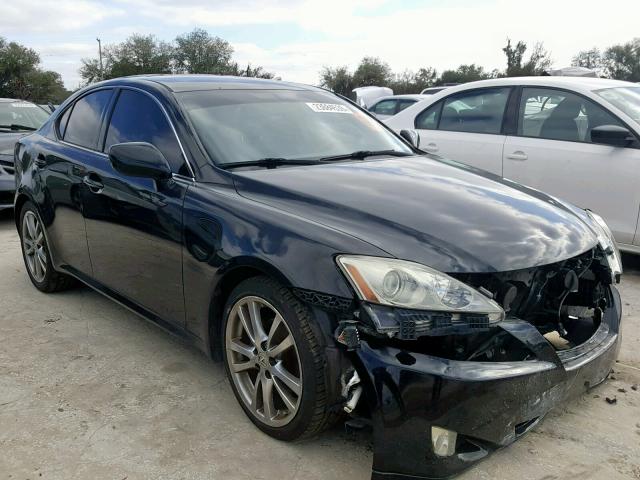 JTHBK262785064184 - 2008 LEXUS IS 250 BLACK photo 1