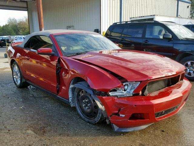 1ZVBP8EMXC5241678 - 2012 FORD MUSTANG BURGUNDY photo 1