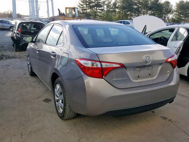 2T1BURHE2GC631141 - 2016 TOYOTA COROLLA L Qəhvəyi foto 3