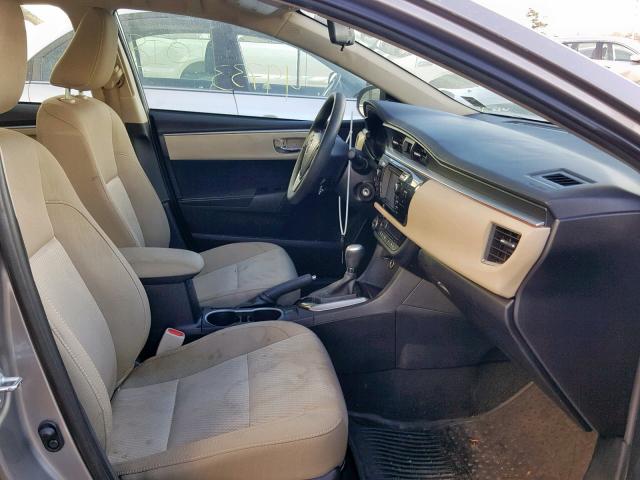 2T1BURHE2GC631141 - 2016 TOYOTA COROLLA L Qəhvəyi foto 5