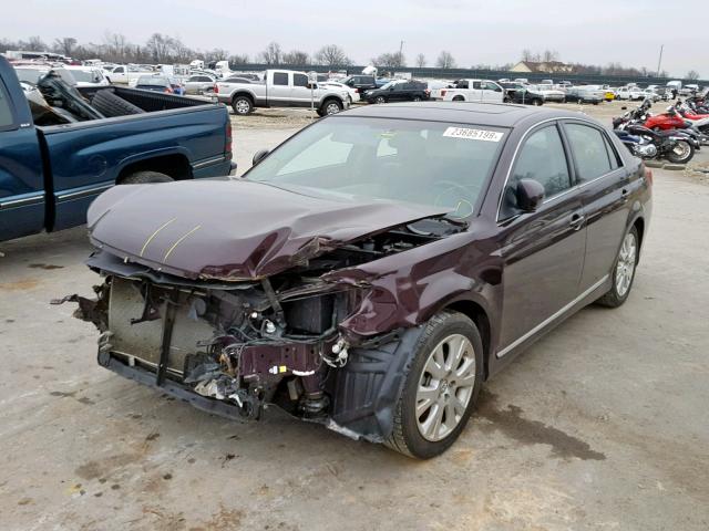 4T1BK3DB7BU417669 - 2011 TOYOTA AVALON BAS BURGUNDY photo 2