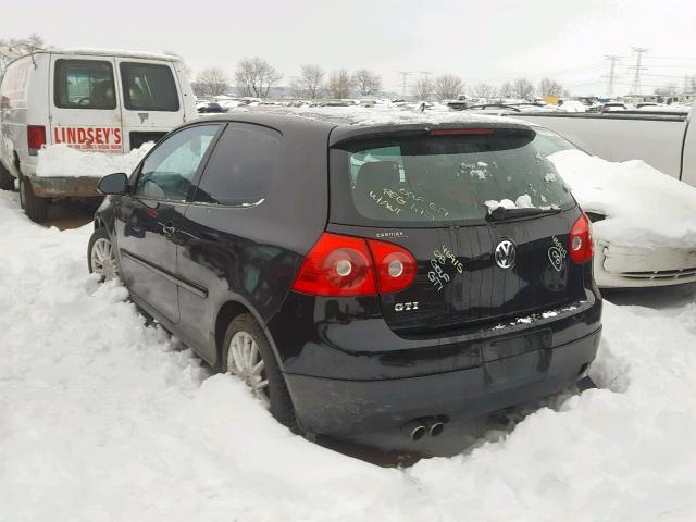 WVWEV71K66W132539 - 2006 VOLKSWAGEN NEW GTI BLACK photo 3