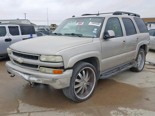 1GNEK13Z64R177497 - 2004 CHEVROLET TAHOE K150 BEIGE photo 2