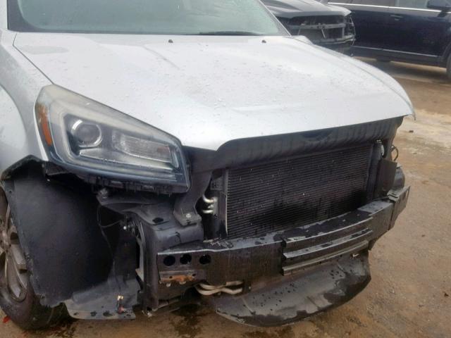 1GKKRSKD2EJ137148 - 2014 GMC ACADIA SLT SILVER photo 10