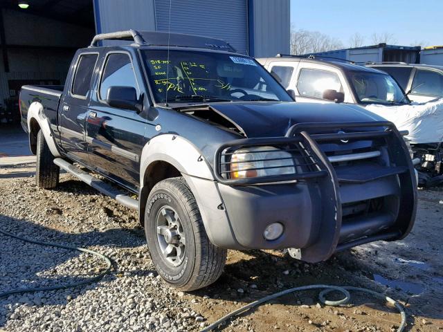 1N6ED29X22C316231 - 2002 NISSAN FRONTIER C BLACK photo 1