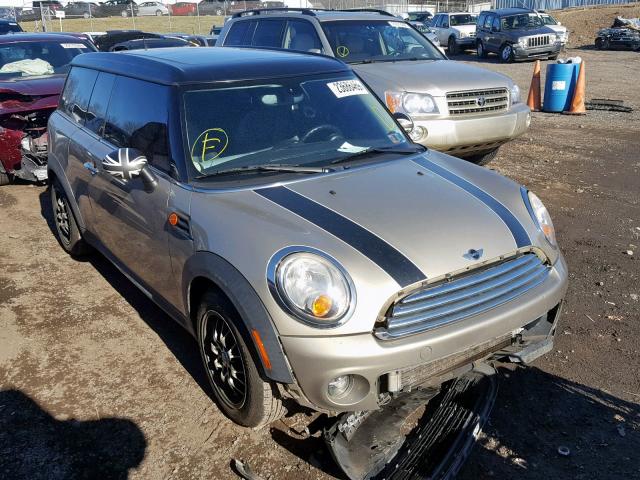 WMWZF3C55BTY00872 - 2011 MINI COOPER CLU BEIGE photo 1
