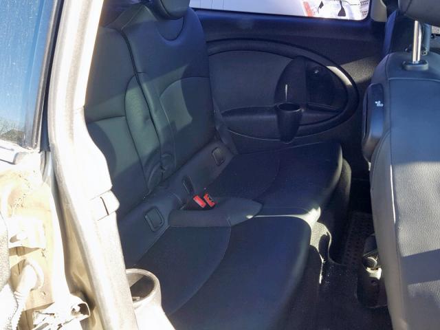 WMWZF3C55BTY00872 - 2011 MINI COOPER CLU BEIGE photo 6