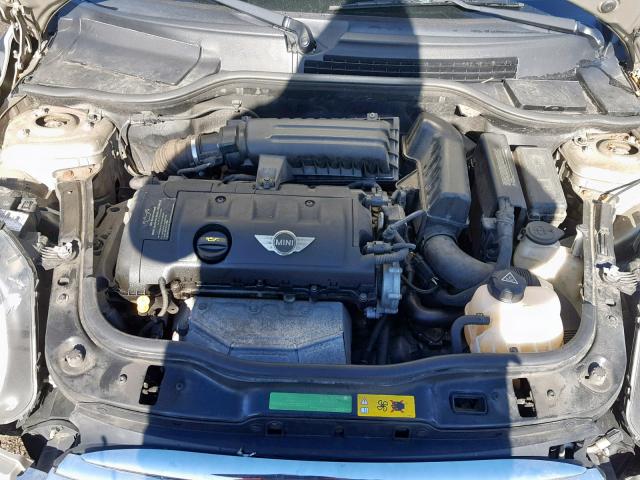 WMWZF3C55BTY00872 - 2011 MINI COOPER CLU BEIGE photo 7