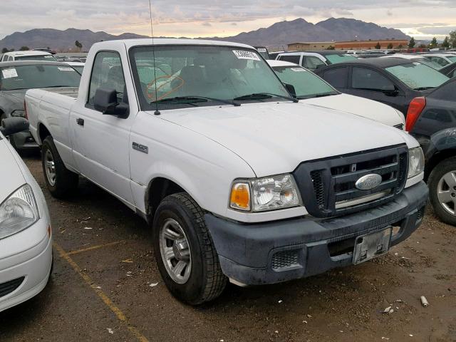 1FTYR10D37PA97911 - 2007 FORD RANGER WHITE photo 1