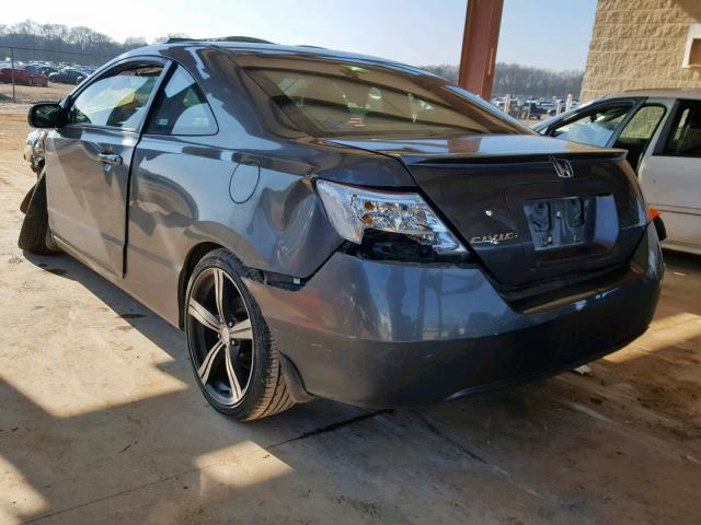 2HGFG12999H524992 - 2009 HONDA CIVIC EXL GRAY photo 3