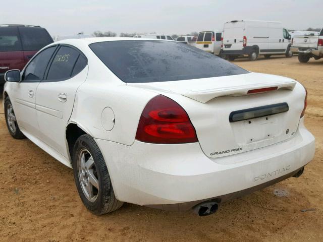 2G2WP522341181384 - 2004 PONTIAC GRAND PRIX WHITE photo 3