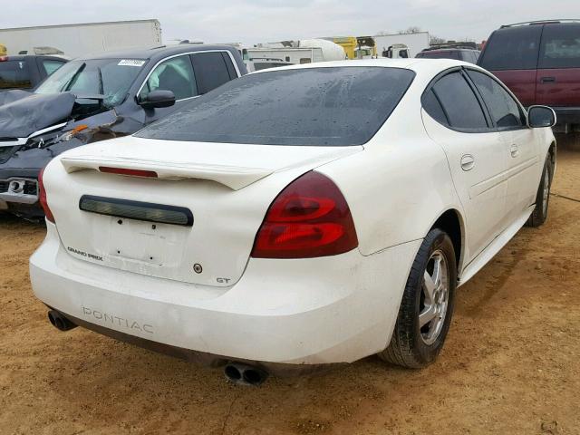 2G2WP522341181384 - 2004 PONTIAC GRAND PRIX WHITE photo 4