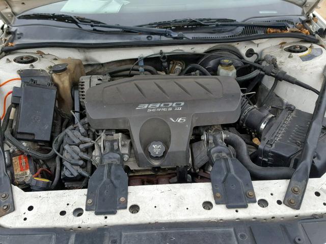 2G2WP522341181384 - 2004 PONTIAC GRAND PRIX WHITE photo 7