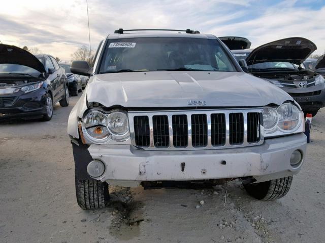 1J8GR48K77C583590 - 2007 JEEP GRAND CHER GRAY photo 9