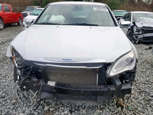 1C3CCBCG5CN125631 - 2012 CHRYSLER 200 LIMITE WHITE photo 9