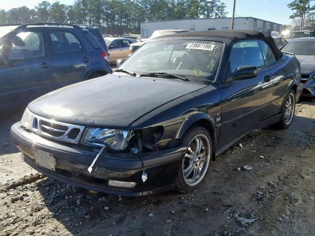 YS3DF78K327010247 - 2002 SAAB 9-3 SE BLACK photo 2