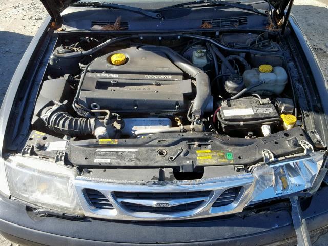 YS3DF78K327010247 - 2002 SAAB 9-3 SE BLACK photo 7