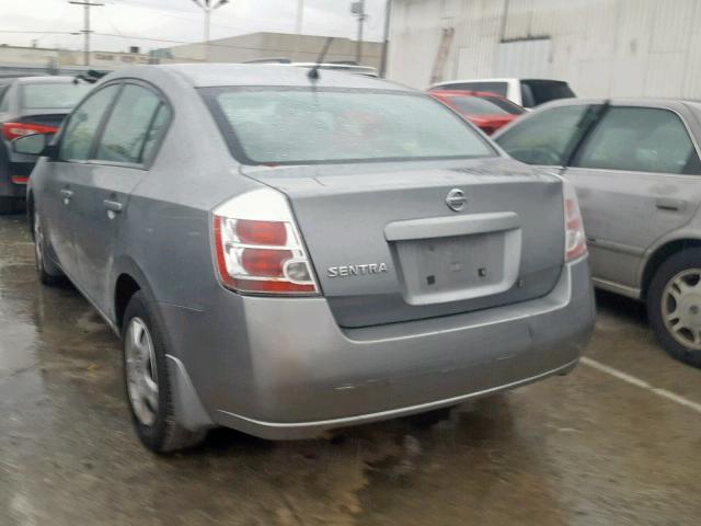 3N1AB61E58L630478 - 2008 NISSAN SENTRA 2.0 SILVER photo 3