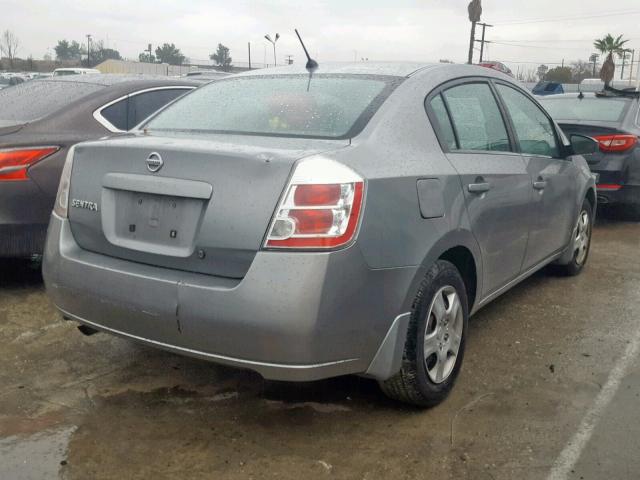 3N1AB61E58L630478 - 2008 NISSAN SENTRA 2.0 SILVER photo 4