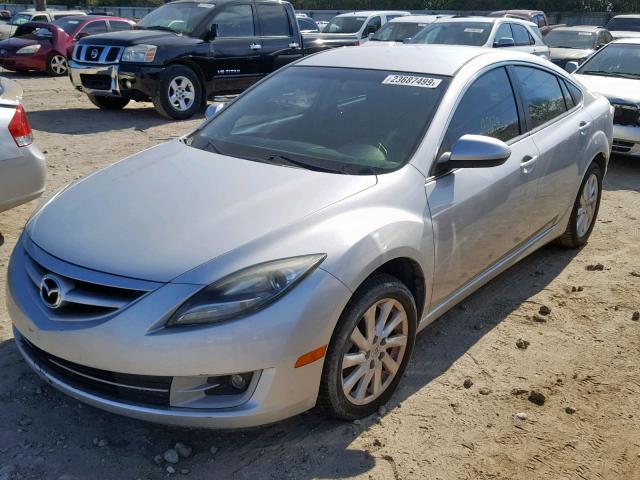 1YVHZ8DH4C5M10938 - 2012 MAZDA 6 I SILVER photo 2